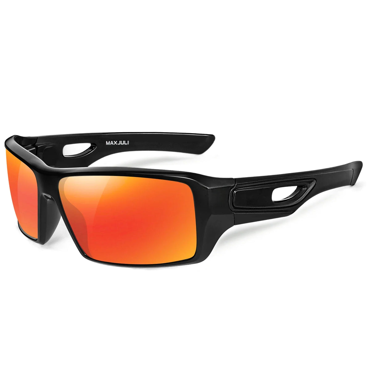Summit XL sunglasses – Black / Fire Red