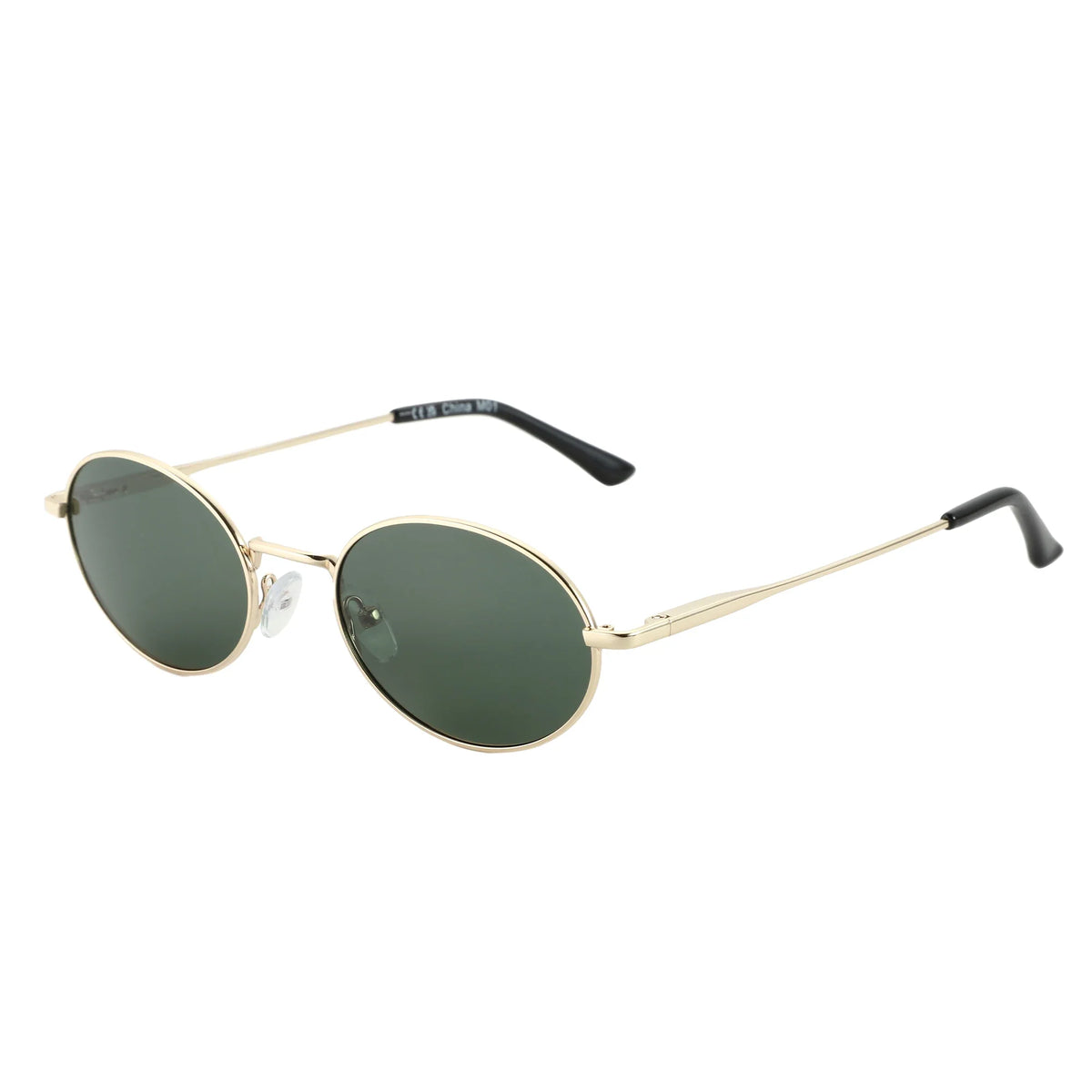 Pebble sunglasses – Gold / Green