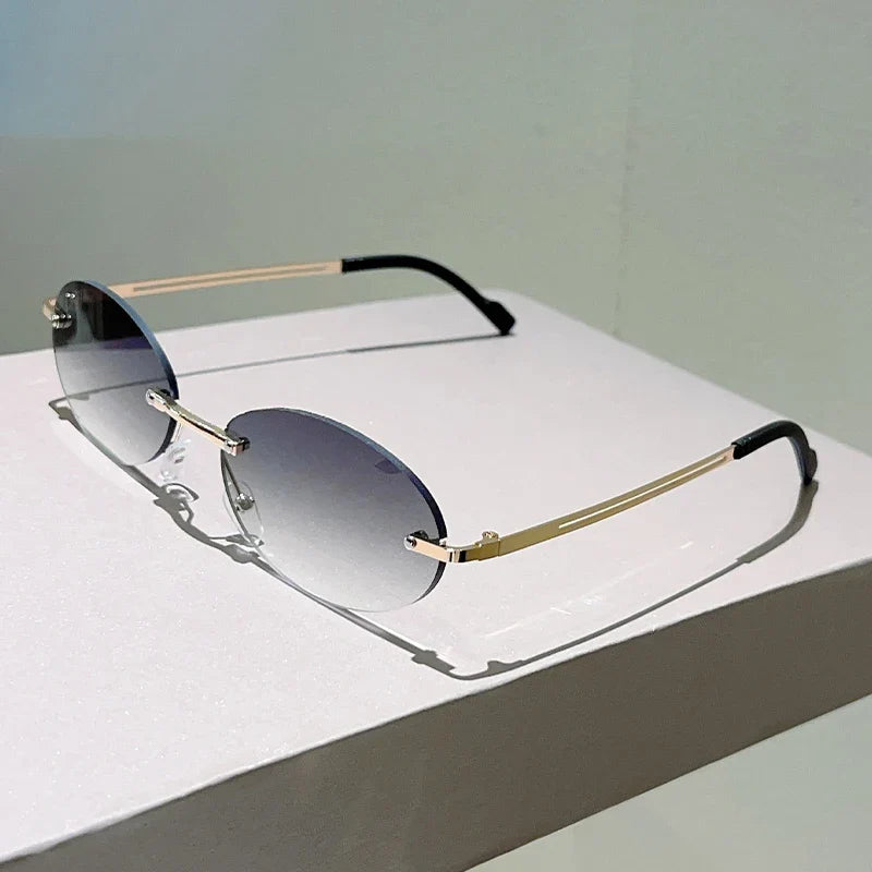 Halo sunglasses – Gold / Grey Gradient