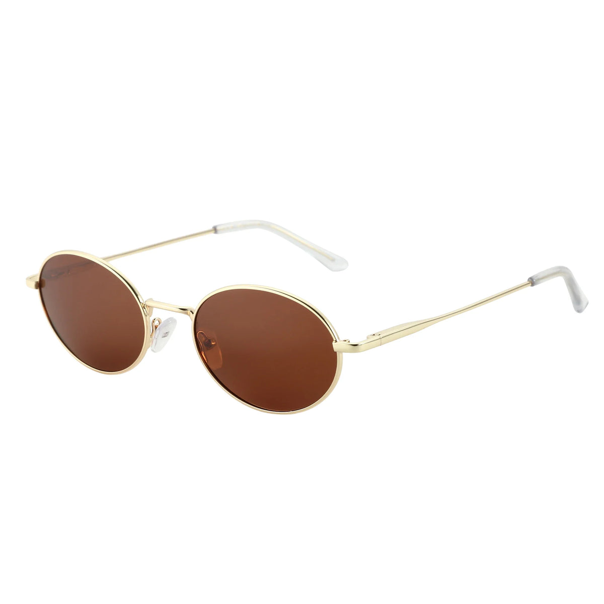 Pebble sunglasses – Gold / Brown