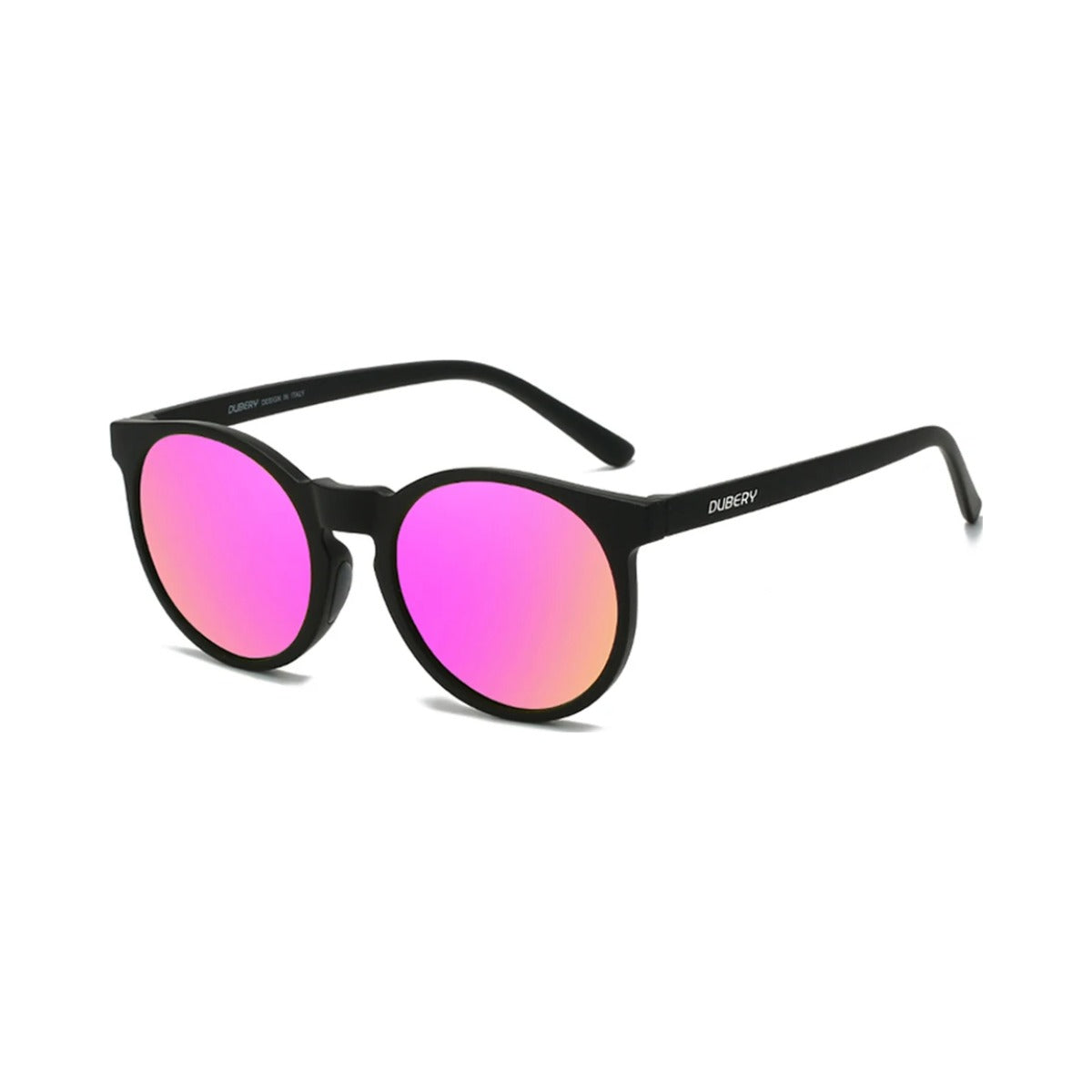Luna sunglasses – Black / Pink Mirror