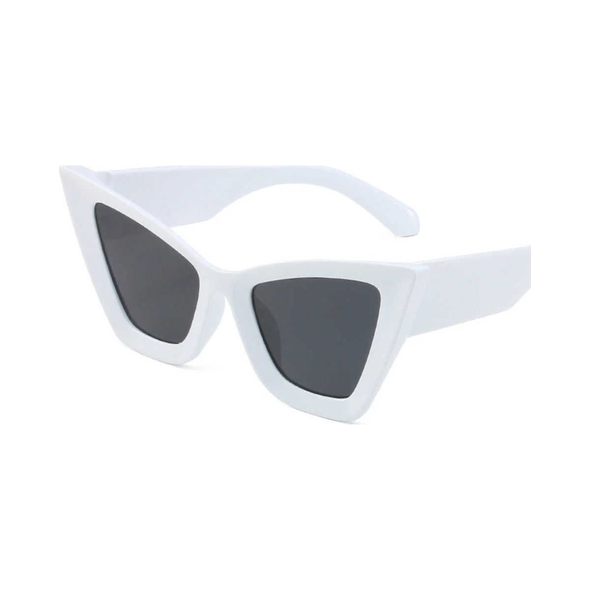 Riviera sunglasses – White / Smoke