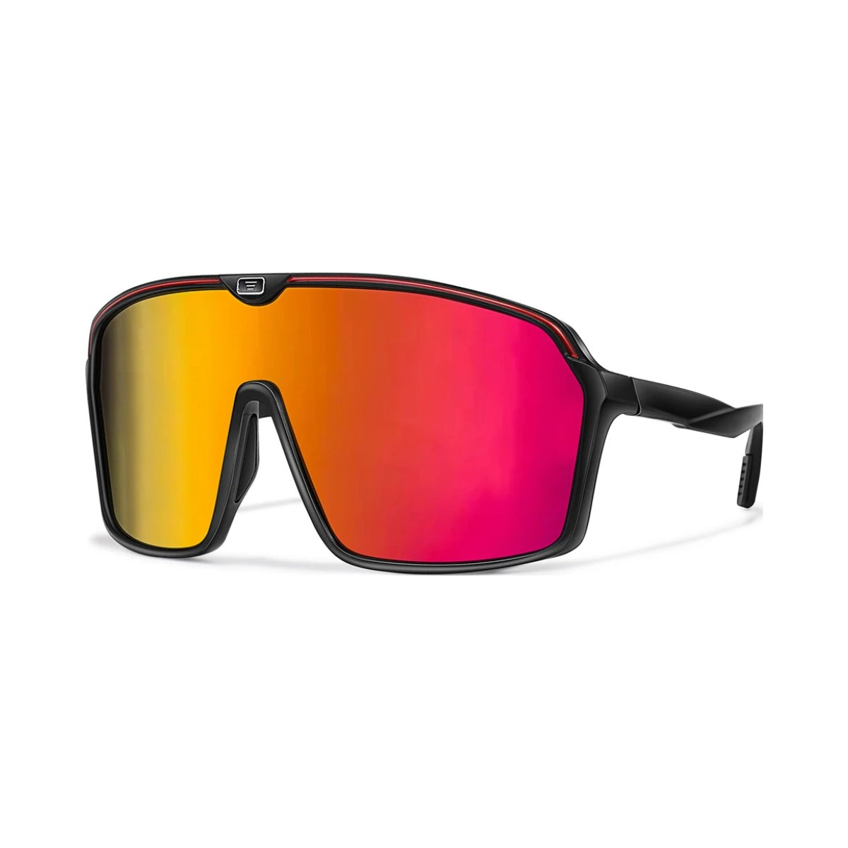 Mistral sunglasses – Black / Fire Red